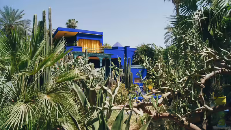 Jardin Majorelle - Marrakesch für Garten- und Naturliebhaber: Ein botanisches Juwel in der Wüste