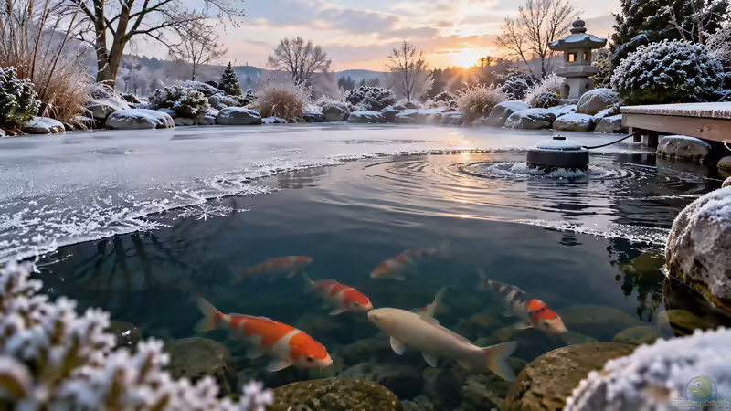 Koi-Karpfen richtig überwintern: So kommen die Fische sicher durch die kalte Jahreszeit
