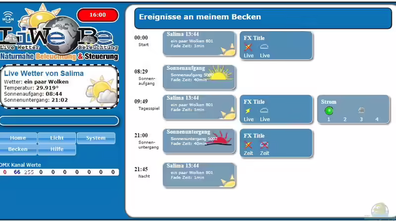 Aquarien mit Produkten von LiWeBe