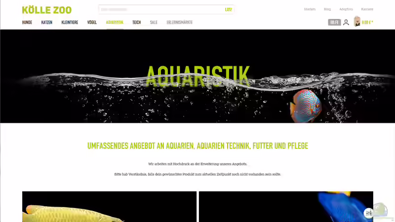 Screenshot von https://www.koelle-zoo.de