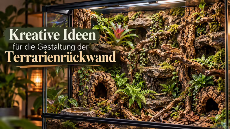 Kreative Ideen für die Gestaltung der Terrarienrückwand
