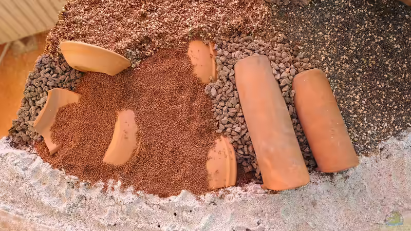 Layout 2016: Verschiedene Materialien - Tonscherben verhindern das spätere Absacken des Unterstandes von Peter Vlasaty (13)