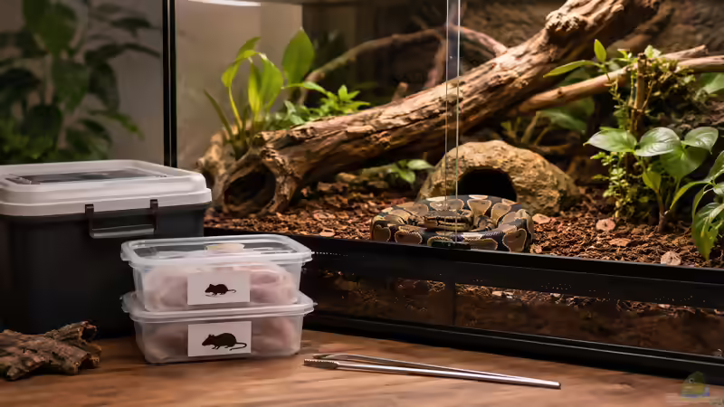 Mäuse und Ratten als Futter für Terrarientiere