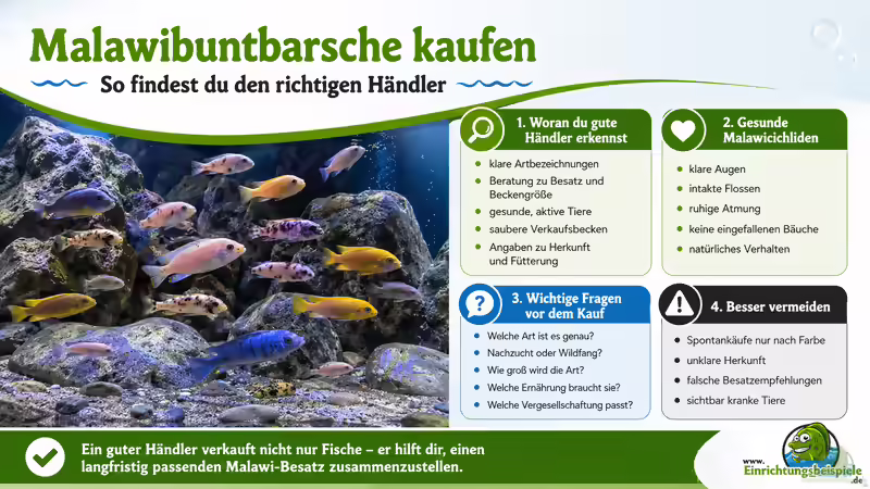 Malawibuntbarsche kaufen: So findest du den richtigen Händler
