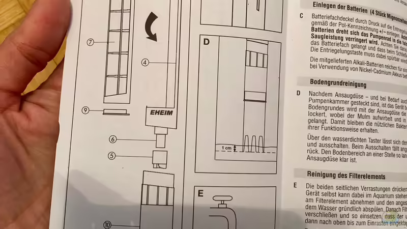 Mein neuer Eheim Schlammabsauger im Test