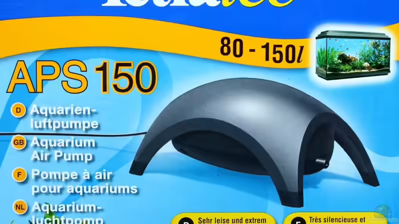 Membranluftpumpe Tetratec APS150 für Becken von 80-150 Liter von Micha (18)