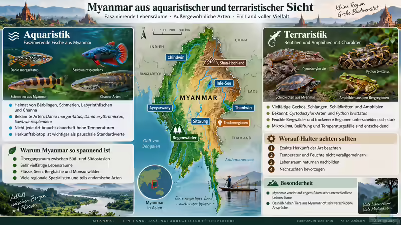 Myanmar aus aquaristischer und terraristischer Sicht