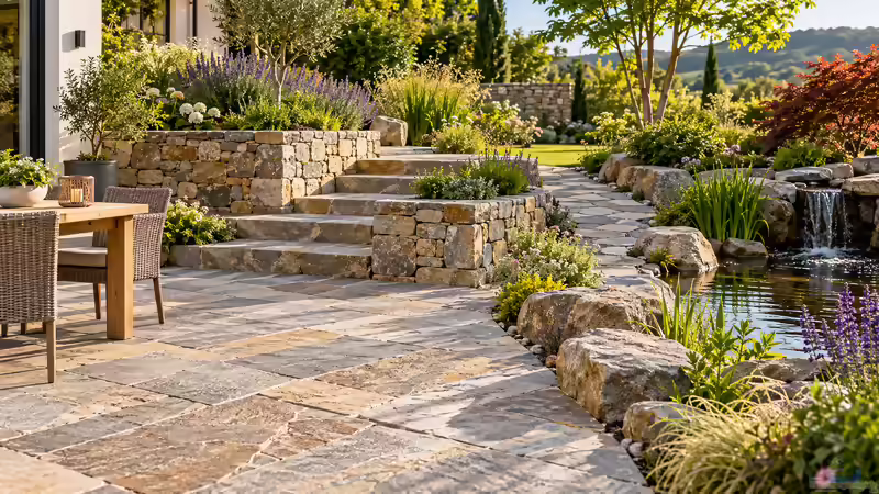Naturstein im Garten: zeitlos, robust und vielseitig gestalten