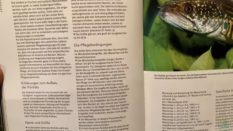 Orientierung in der Aquaristik - Fisch-Arten 2/2