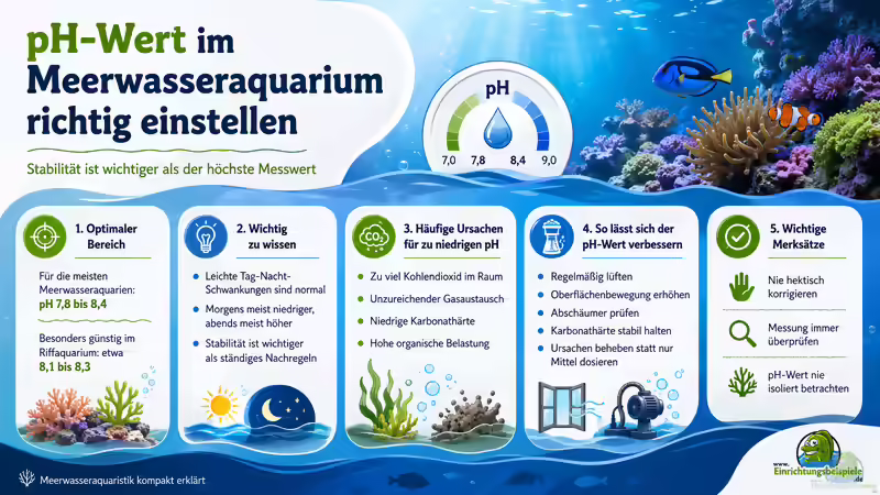 pH-Wert im Meerwasseraquarium richtig einstellen