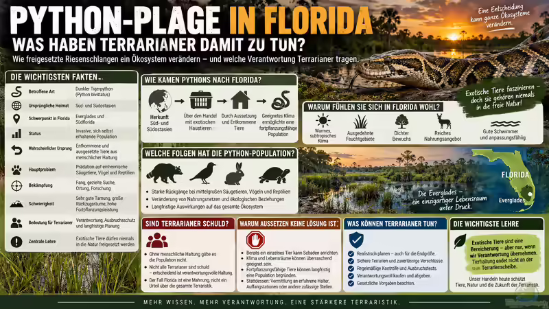 Python-Plage in Florida: Was haben Terrarianer damit zu tun?