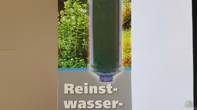 Reinstwasserfilter wird hinter die Osmose Anlage geschaltet um die Reststoffe heraus zu Filtern im wesentlichen Silikate von Kai Heermann (14)