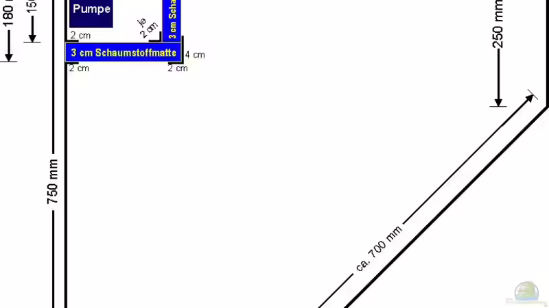 Schematische Darstellung des Beckens mit HMF, Punpe und Regelheizer von Holger Bertram (2)