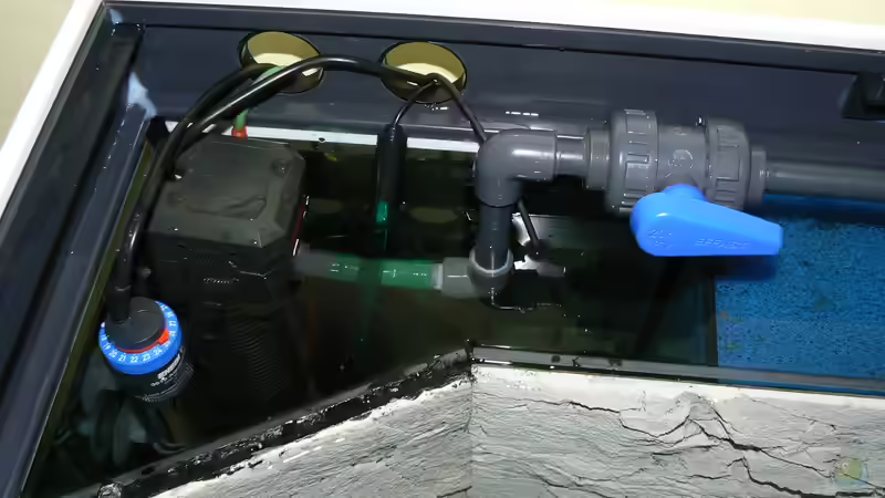 Schmutzwasserkammer mit Eheim 1048 , Heizer , PH-Elektrode und Temperaturfühler von Uwe W (29)