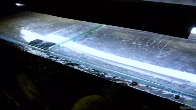 selbstgebaute Hängeleuchte..mit Spiegelreflektor aus V4A-Blech von Falk (65)