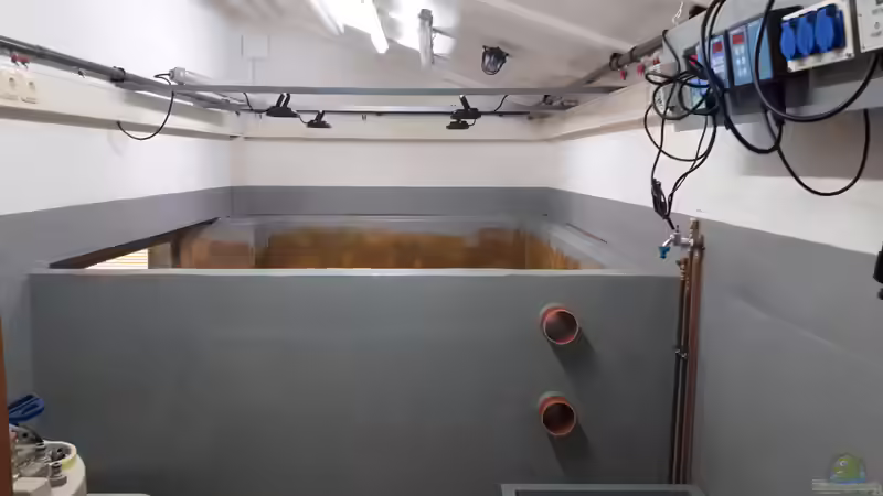 Spritzbereich mit flüssiger Teichfolie von 8 CBM (52)