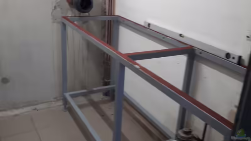 Stahlgestell für Filterbecken von 8 CBM (50)