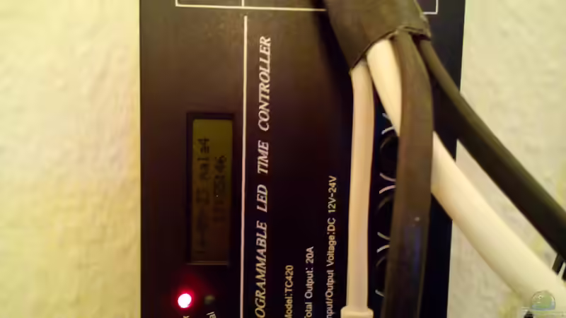 TC 420 LED controller zum ansteuern von 5 Kanälen, 2x weiß und 1x RGB. Jeder Kanal von Wasserfest ;-) (19)