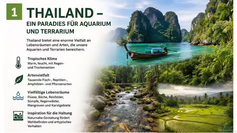 Thailand: Herkunftsland von Tieren und Pflanzen für dein Aquarium oder Terrarium