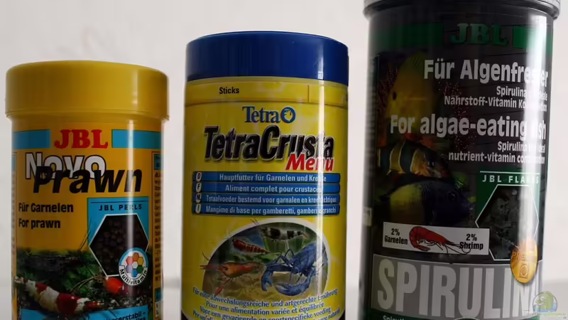 Trockenfutter JBL Novo Prawn, TetraCrusta Menu & JBL Premium Spirolina von Micha (27)