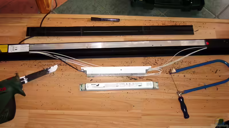 Umbau oder Tausch des EVG bei Juwel Leuchtbalken