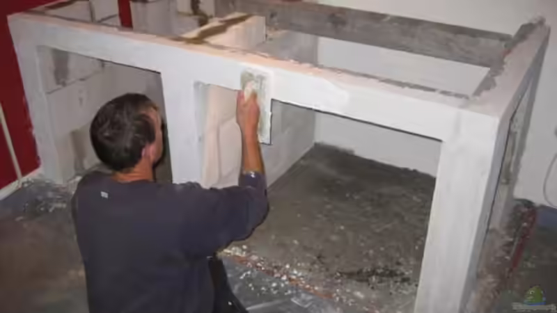 Verputzen mit weißem Rauputz von Oeli (5)