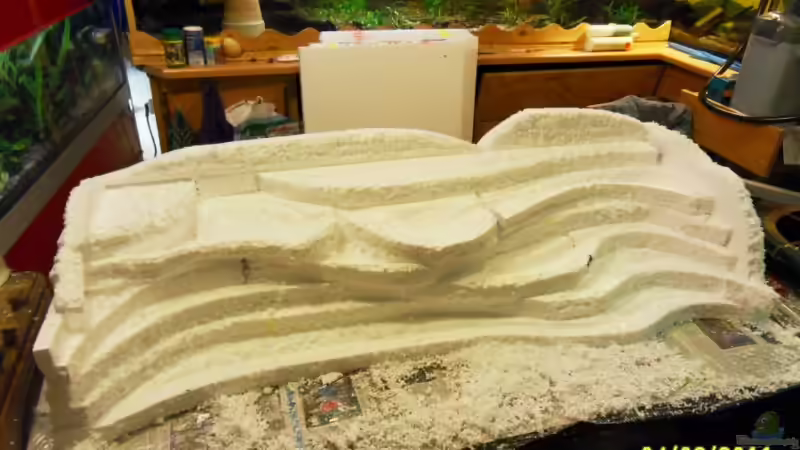 Wasserfall breite 1,42 m x  höhe 0,54 m von Ulrich Sauerhering (39)