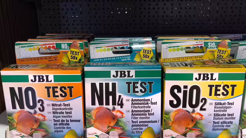 Wassertest für Aquarium und Teich