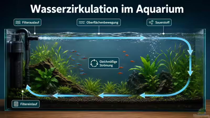 Wasserzirkulation im Aquarium: Warum die richtige Strömung so wichtig ist