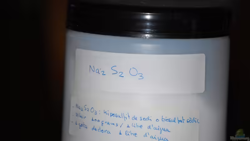 Water used in the home network, for water changes. It is necessary to eliminate chlorine von lomarraco (50)