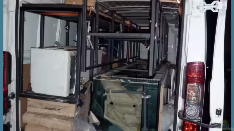 Wegen der Grösse musste der Rahmen zersägt werden  von OldFriend (7)