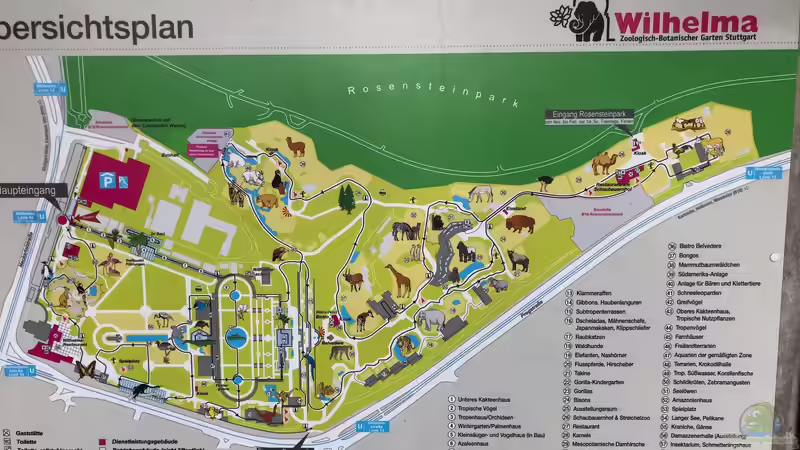 WILHELMA 1 - Zoologisch-Botanischer Garten in Stuttgart