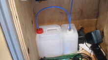 Bio-Anlage m. 5 Liter-Gärbehälter u. Waschbehälter