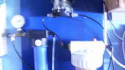 Osmoseanlage mit Vorfilter und Druckerhöhungspumpe