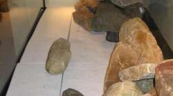 Steinaufbau von der Seite bei Ersteinrichtung 2009