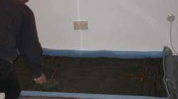 Neuer Betonfussboden