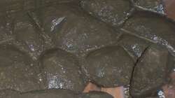 Erstes bearbeiten mit Zement