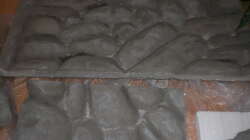 Bearbeitete Rückwand vor dem einbau