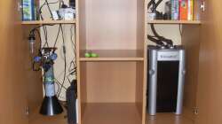 Unterschrank mit Technik