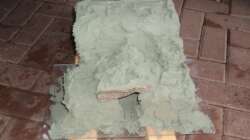 Verputzen vom Felsen