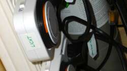 31.01.13 ~ ...und der Pumpenstecker ist extra markiert, um ihn nicht unabsichtlich