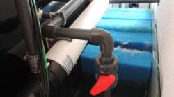 filterbecken mit uv lampe