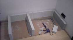 Der Unterschrank entsteht