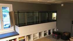 Fertig verklebt, die Verstrebungen sind am trocknen.