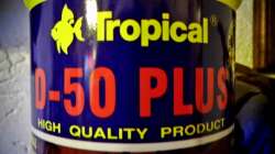 Angebotenes Futter (Flockenfutter)