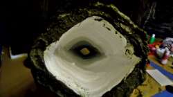 Aushöhlung des Baumstammes