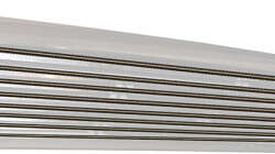 Abwärmeheizung (Edelstahlwellrohr in der Abdeckung)