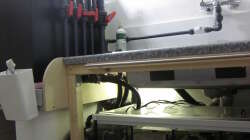 Eine Geamtansicht der Verrohrung.