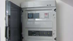 Sicherungskasten mit Siemens Logo! Steuerung.