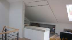 So hat es angefangen. Ein gemauerter Sockel.